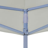 Vidaxl partytent inklapbaar 3x3 m crème - afbeelding 3