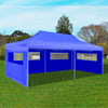VidaXL Partytent pop-up inklapbaar 3x6 m blauw