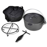Vidaxl braadpan 4,2 l inclusief accessoires - afbeelding 1