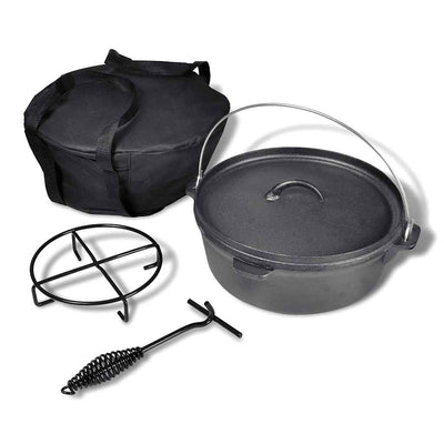 Vidaxl braadpan 5,6 l inclusief accessoires