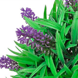 Vidaxl 2-delige kunstbuxussenset bolvormig met lavendel 28 cm - afbeelding 3