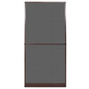 Vidaxl hordeur met scharnieren bruin 120 x 240 cm