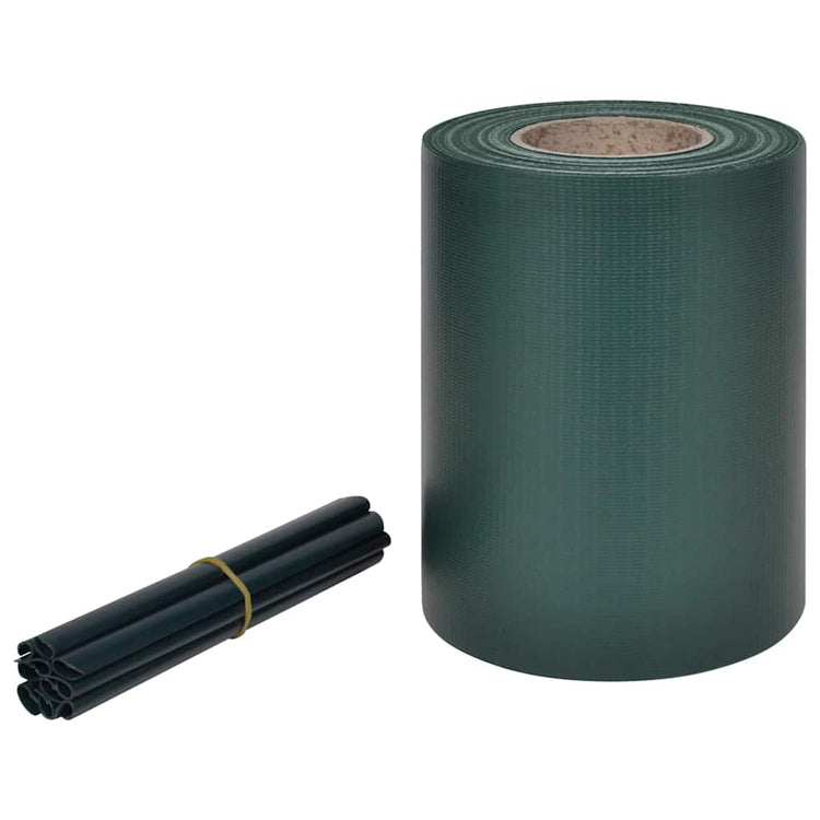 Vidaxl privacystrip 70x0,19 m pvc groen