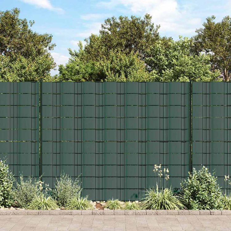 Vidaxl privacystrip 70x0,19 m pvc groen