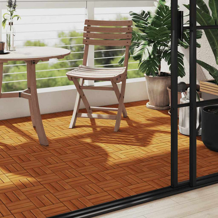 Vidaxl terrastegels acaciahout 30 x 30 cm (10 stuks)