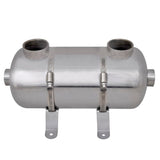 Vidaxl zwembad warmtewisselaar 355 x 134 mm 40 kw - afbeelding 2