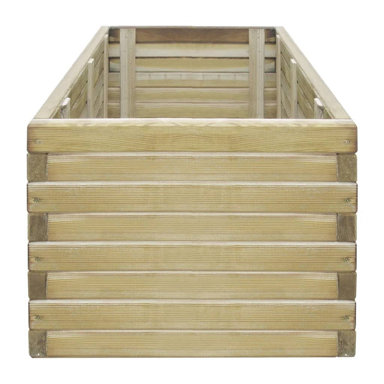 VidaXL Plantenbak verhoogd rechthoekig 100x50x40 cm hout