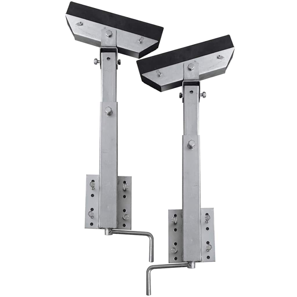 Vidaxl stalen frame ondersteuning voor de boot aanhanger (set van 2)
