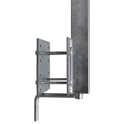 Vidaxl stalen frame ondersteuning voor de boot aanhanger 63-88 cm (set van 2)