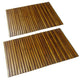Vidaxl badmat acaciahout 80 x 50 cm 2 stuks