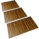 Vidaxl badmat acaciahout 80 x 50 cm 3 stuks