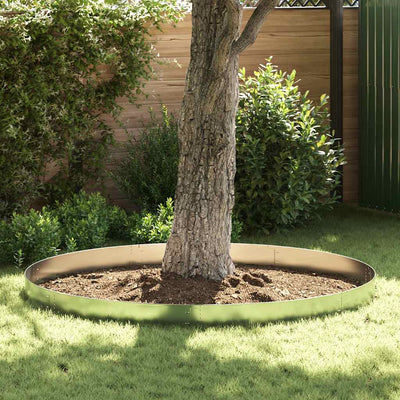 Vidaxl 20 st grasboord flexibel 100x14 cm gegalvaniseerd staal
