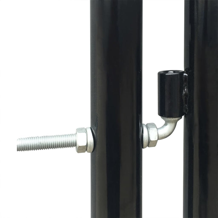VidaXL Poort enkel 300x175 cm zwart