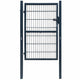 Vidaxl 2d poort (enkel) antracietgrijs 100x120 cm