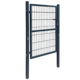 Vidaxl 2d poort (enkel) antracietgrijs 100x120 cm - afbeelding 2