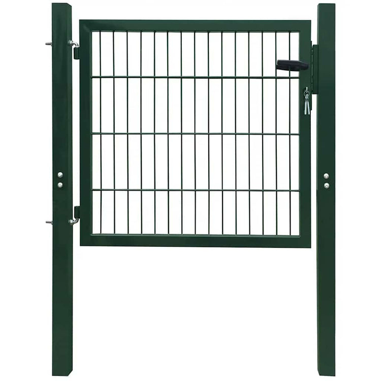 Vidaxl 2d hekpoort (enkel) groen 100x80 cm