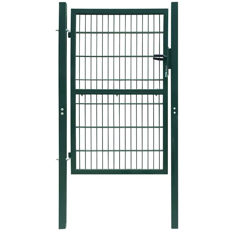 Vidaxl 2d hekpoort (enkel) groen 100x120 cm