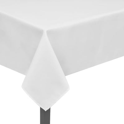 Vidaxl tafelkleden wit 5 stuks 250 x 130 cm