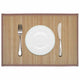 Vidaxl 6 st placemats 30x45 cm bamboe bruin