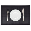 Vidaxl 6 placemats bamboe 30 x 45 cm zwart