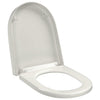 Vidaxl toiletbril soft-close met quick-release ontwerp vierkant wit