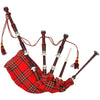 Vidaxl doedelzak schots great highland royal stewart tartan rood