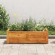 Vidaxl plantenbak verhoogd 76x27,6x25 cm acaciahout