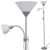 Vidaxl vloerlamp grijs