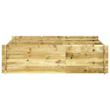 VidaXL Plantenbak verhoogd 150x100x40 cm geïmpregneerd hout - afbeelding 2