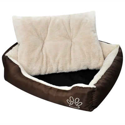Vidaxl hondenbed bruin en beige xxl