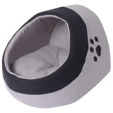 Vidaxl kattenmand m grijs en zwart - afbeelding 1