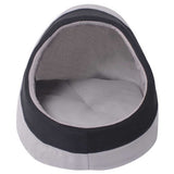 Vidaxl kattenmand m grijs en zwart - afbeelding 2