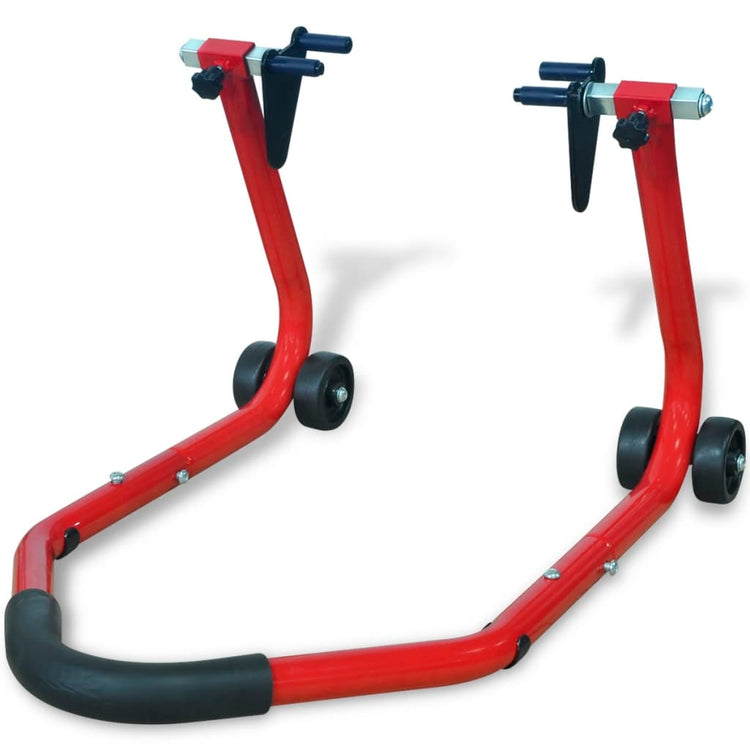 VidaXL Motorfiets voorwiel standaard rood