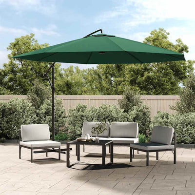 Vidaxl zweefparasol 3,5 m groen