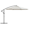 Vidaxl zweefparasol 3,5 m zandwit