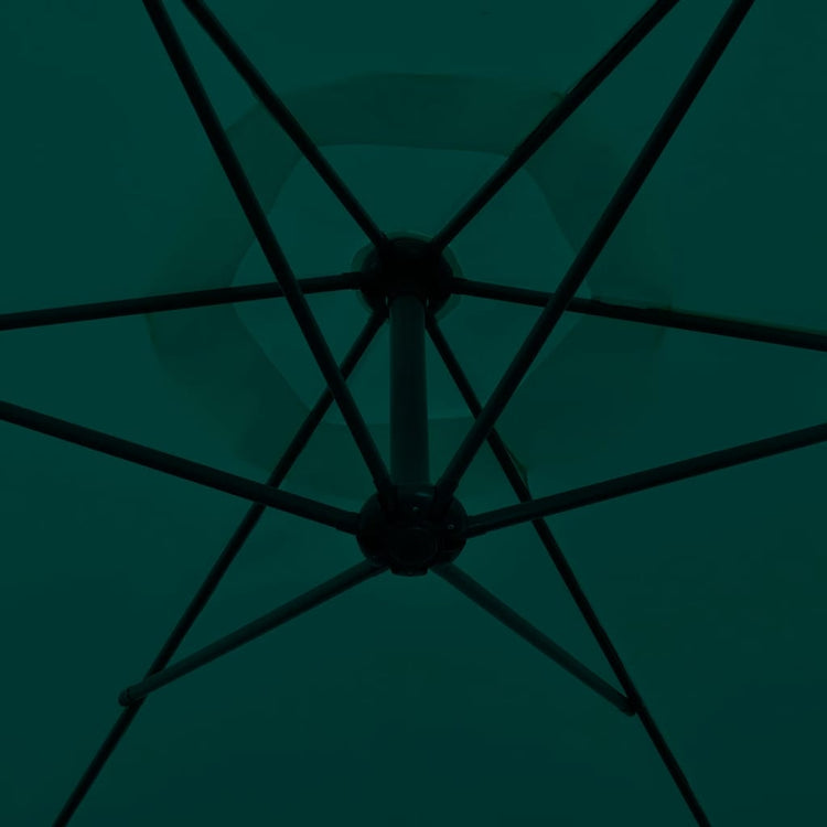 Vidaxl zweefparasol 3 m groen
