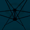 Vidaxl zweefparasol 3 m blauw
