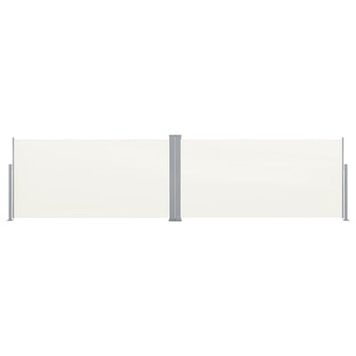 Vidaxl windscherm uittrekbaar 160x600 cm crème