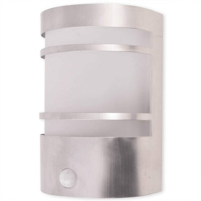 Vidaxl buitenwandlamp met sensor rvs