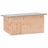 Vidaxl egelhuis 45x33x22 cm hout - afbeelding 2