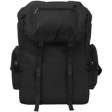 Vidaxl rugzak legerstijl 65 l zwart - afbeelding 2