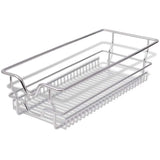 Vidaxl draadmanden uittrekbaar 2 st 300 mm zilverkleurig - afbeelding 3