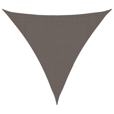 Vidaxl zonnescherm antraciet driehoekig 3,6x3,6x3,6 m hdpe