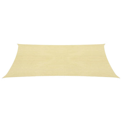 VidaXL Zonnescherm HDPE vierkant beige 3,6x3,6 m