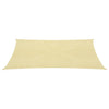 VidaXL Zonnescherm HDPE rechthoekig 2x4 m beige