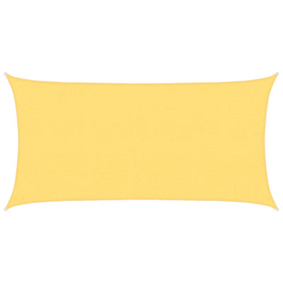 Vidaxl zonnescherm hdpe rechthoekig 2x4 m beige