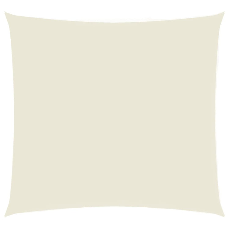 Vidaxl zonnescherm vierkant 3,6x3,6 m oxford stof crèmekleurig