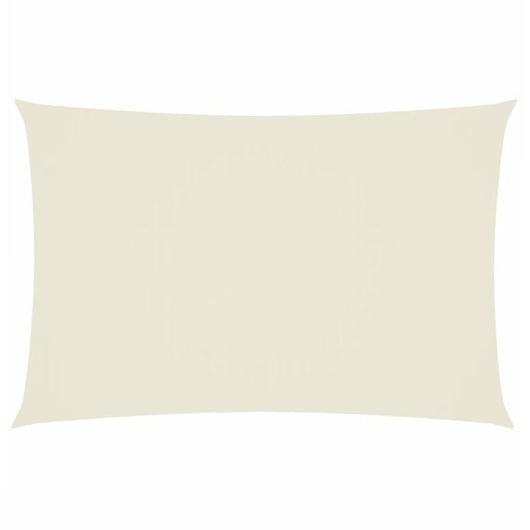 Vidaxl zonnescherm rechthoekig 2x4 m oxford stof crèmekleurig