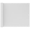 VidaXL Balkonscherm HDPE 75x400 cm wit