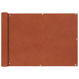 Vidaxl balkonscherm oxford textiel 75x600 cm terracotta - afbeelding 1